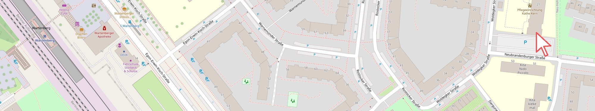 Karte, Kontakt der Zweigarztpraxis